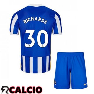 Prima Maglia Brentford FC (RICHARDS 30) Bambino Blu/Bianco 2021 2022