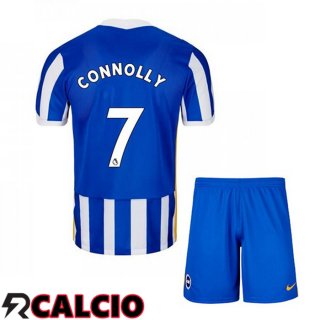 Prima Maglia Brentford FC (CONNOLLY 7) Bambino Blu/Bianco 2021 2022
