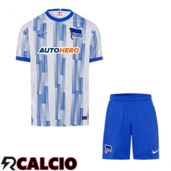 Prima Maglia Hertha BSC Bambino Bianco 2021 2022  Prima Maglia Hertha BSC Bambino Bianco 2021 2022