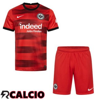 Seconda Maglia Eintracht Frankfurt Bambino Rosso 2021 2022
