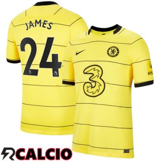 Seconda Maglia FC Chelsea (James 24) Giallo 2021/2022  Seconda Maglia FC Chelsea (James 24) Giallo 2021/2022