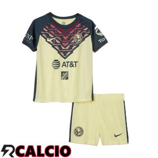 Prima Maglia Club America Bambino Giallo 2021 2022