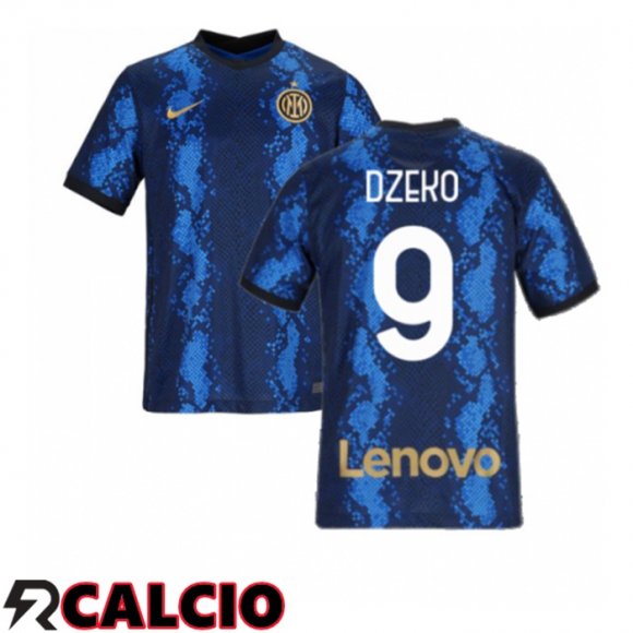 Prima Maglia Inter Milan(DZEKO 9)Donna Blu 2021/2022  Prima Maglia Inter Milan(DZEKO 9)Donna Blu 2021/2022