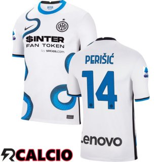 Seconda Maglia Inter Milan(PERISIC 14)Bianco 2021/2022  Seconda Maglia Inter Milan(PERISIC 14)Bianco 2021/2022