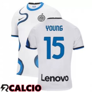 Seconda Maglia Inter Milan（YOUNG 15）Bianco 2021/2022