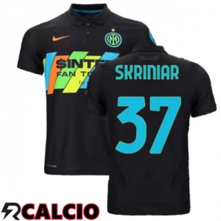 Terza Maglia Inter Milan(SKRINIAR 37)Terza Nero 2021/2022  Terza Maglia Inter Milan(SKRINIAR 37)Terza Nero 2021/2022
