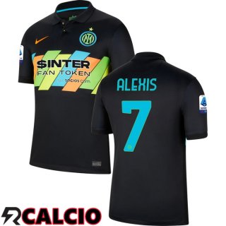 Terza Maglia Inter Milan(ALEXIS 7)Terza Nero 2021/2022  Terza Maglia Inter Milan(ALEXIS 7)Terza Nero 2021/2022