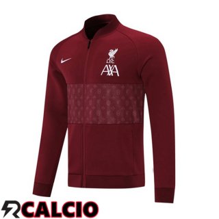 Giacca Calcio FC Liverpool Rosso 2021/2022  Giacca Calcio FC Liverpool Rosso 2021/2022