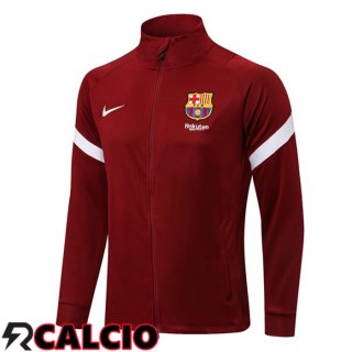 Giacca Calcio FC Barcellona Rosso 2021/2022  Giacca Calcio FC Barcellona Rosso 2021/2022