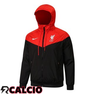 Giacca A Vento FC Liverpool Rosso Nero 2021/2022  Giacca A Vento FC Liverpool Rosso Nero 2021/2022