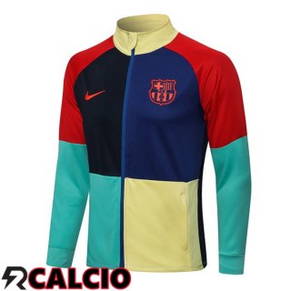 Giacca Calcio FC Barcellona Blu Verde Nero 2021/2022  Giacca Calcio FC Barcellona Blu Verde Nero 2021/2022