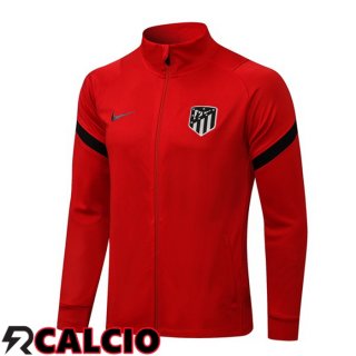 Giacca Calcio Atletico Madrid Rosso 2021/2022  Giacca Calcio Atletico Madrid Rosso 2021/2022