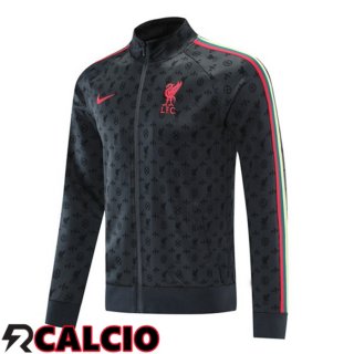 Giacca Calcio FC Liverpool Nero 2021/2022  Giacca Calcio FC Liverpool Nero 2021/2022