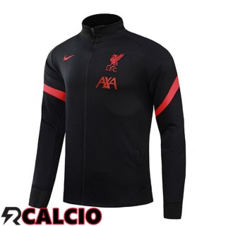 Giacca Calcio FC Liverpool Nero 2021/2022  Giacca Calcio FC Liverpool Nero 2021/2022