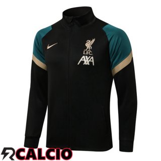 Giacca Calcio FC Liverpool Nero 2021/2022  Giacca Calcio FC Liverpool Nero 2021/2022
