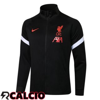 Giacca Calcio FC Liverpool Nero 2021/2022  Giacca Calcio FC Liverpool Nero 2021/2022