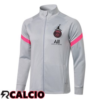 Giacca Calcio JORDAN Paris PSG Grigio Clair 2021/2022  Giacca Calcio JORDAN Paris PSG Grigio Clair 2021/2022