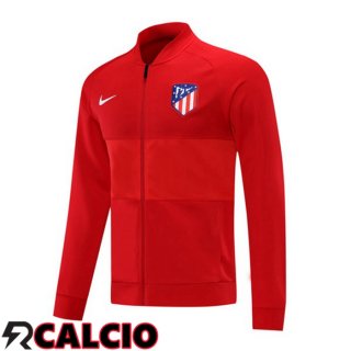 Giacca Calcio Atletico Madrid Rosso 2021/2022  Giacca Calcio Atletico Madrid Rosso 2021/2022
