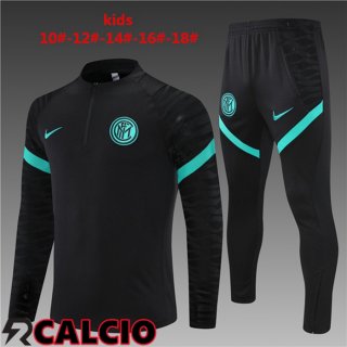 Tuta Calcio Bambino Inter Milan Nero 2021/2022