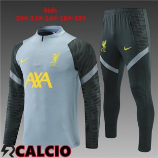 Tuta Calcio Bambino FC Liverpool Grigio 2021/2022  Tuta Calcio Bambino FC Liverpool Grigio 2021/2022