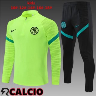 Tuta Calcio Bambino Inter Milan Verde 2021/2022