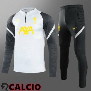 Tuta Calcio Bambino FC Liverpool Bianco 2021/2022  Tuta Calcio Bambino FC Liverpool Bianco 2021/2022