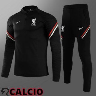 Tuta Calcio Bambino FC Liverpool Nero 2021/2022  Tuta Calcio Bambino FC Liverpool Nero 2021/2022