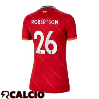 Prima Maglia FC Liverpool (ROBERTSON 26) Donna Rosso 2021/2022  Prima Maglia FC Liverpool (ROBERTSON 26) Donna Rosso 2021/2022