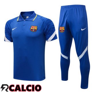Maglia Polo FC Barcellona + Pantaloni Blu 2021/2022