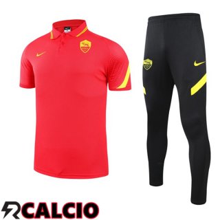 Maglia Polo AS Roma + Pantaloni Rosso 2021/2022