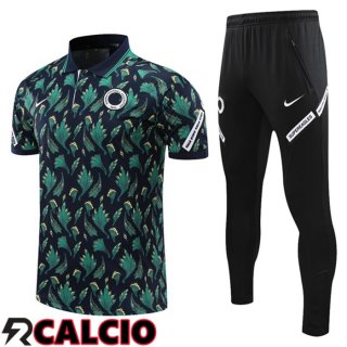 Maglia Polo Nigeria + Pantaloni Nero Verde 2021/2022  Maglia Polo Nigeria + Pantaloni Nero Verde 2021/2022