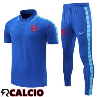 Maglia Polo FC Barcellona + Pantaloni Blu 2021/2022  Maglia Polo FC Barcellona + Pantaloni Blu 2021/2022