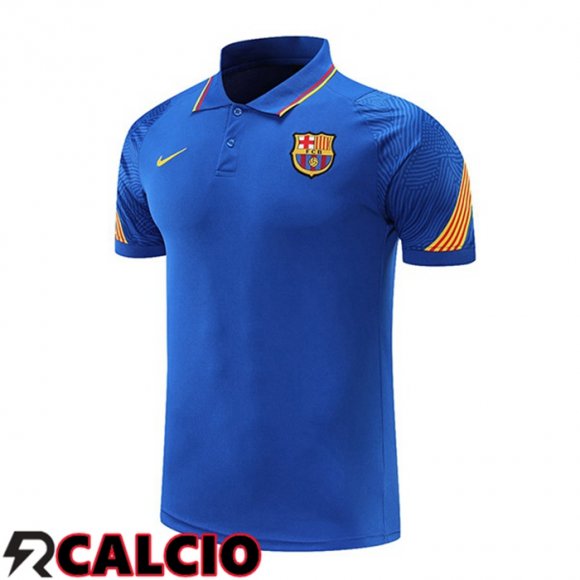 Maglia Polo FC Barcellona Blu 2021/2022  Maglia Polo FC Barcellona Blu 2021/2022
