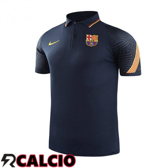 Maglia Polo FC Barcellona Grigio Fonce 2021/2022  Maglia Polo FC Barcellona Grigio Fonce 2021/2022