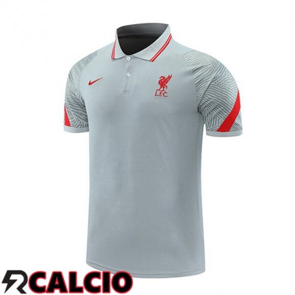 Maglia Polo FC Liverpool Grigio 2021/2022
