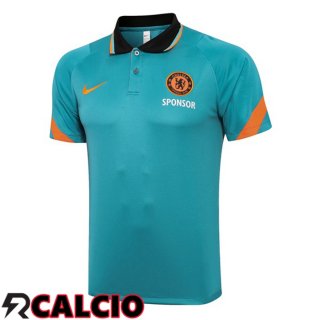 Maglia Polo FC Chelsea Blu 2021/2022  Maglia Polo FC Chelsea Blu 2021/2022