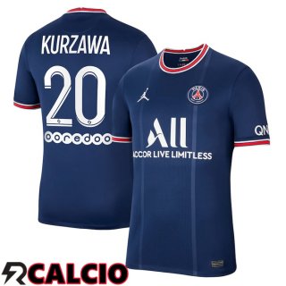 Prima Maglia Paris PSG (Kurzawa 20) Blu 2021/2022  Prima Maglia Paris PSG (Kurzawa 20) Blu 2021/2022