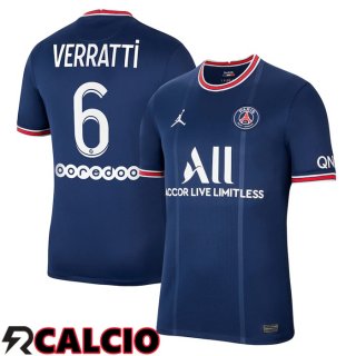 Prima Maglia Paris PSG (VERRATTI 6) Blu 2021/2022  Prima Maglia Paris PSG (VERRATTI 6) Blu 2021/2022