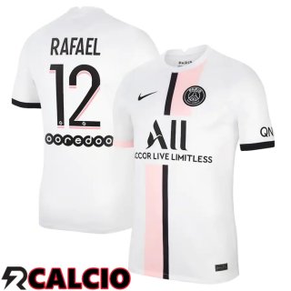Seconda Maglia Paris PSG (Rafael 12) Bianco 2021/2022  Seconda Maglia Paris PSG (Rafael 12) Bianco 2021/2022