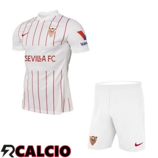 Prima Maglia Sevilla FC Bambino Bianco 2021/2022
