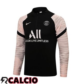 Felpa Allenamento Paris PSG Nero Rosa 2021/2022  Felpa Allenamento Paris PSG Nero Rosa 2021/2022