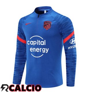 Felpa Allenamento Atletico Madrid Blu 2021/2022  Felpa Allenamento Atletico Madrid Blu 2021/2022