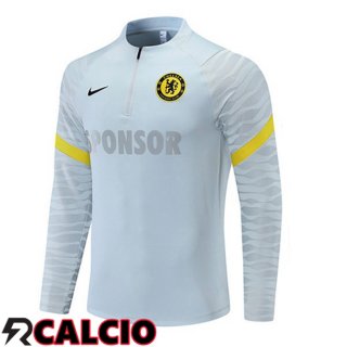 Felpa Allenamento FC Chelsea Grigio 2021/2022  Felpa Allenamento FC Chelsea Grigio 2021/2022