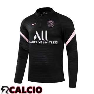 Felpa Allenamento Paris PSG Nero 2021/2022  Felpa Allenamento Paris PSG Nero 2021/2022
