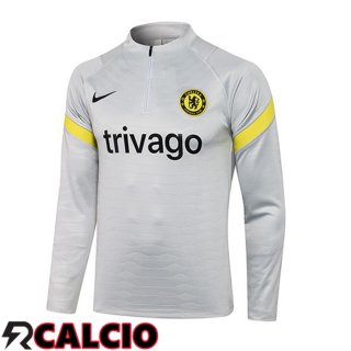 Felpa Allenamento FC Chelsea Grigio 2021/2022  Felpa Allenamento FC Chelsea Grigio 2021/2022