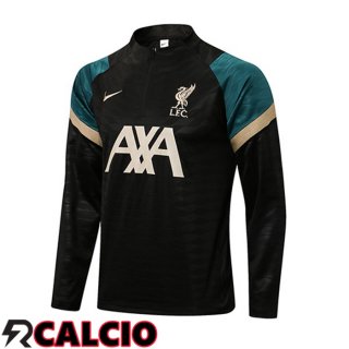 Felpa Allenamento FC Liverpool Nero 2021/2022  Felpa Allenamento FC Liverpool Nero 2021/2022