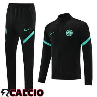 Insieme Tuta Calcio - Giacca Inter Milan Nero 2021/2022  Insieme Tuta Calcio - Giacca Inter Milan Nero 2021/2022