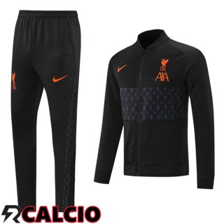 Insieme Tuta Calcio - Giacca FC Liverpool Nero 2021/2022