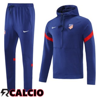 Giacca Con Cappuccio Tuta Calcio Atletico Madrid Blu 2021/2022