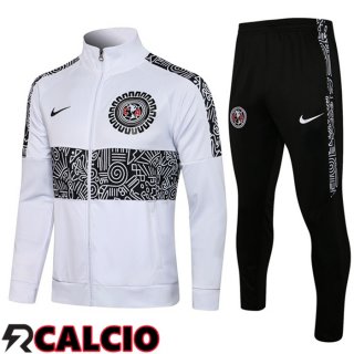 Insieme Tuta Calcio - Giacca Club America Bianco 2021/2022  Insieme Tuta Calcio - Giacca Club America Bianco 2021/2022